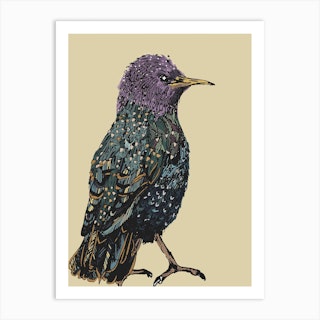 Starlings Art Print