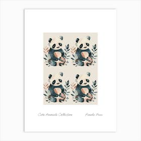 Cute Animals Collection Panda Bear 1 Art Print