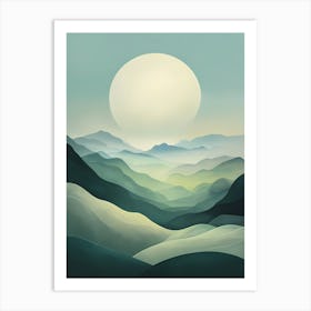 Landscape Painting 36 Art Print