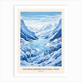 Jostedalsbreen National Park Norway 6 Poster Art Print