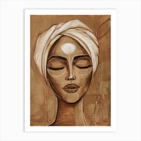 Portrait Of A Woman 640 Art Print