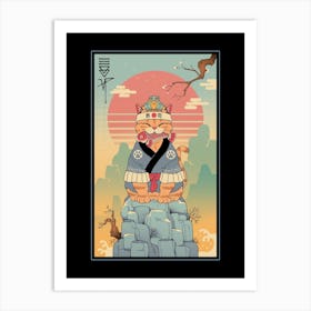 Croaker and Meowster Adventure Art Print