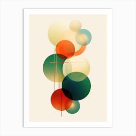 Abstract Circles 12 Art Print