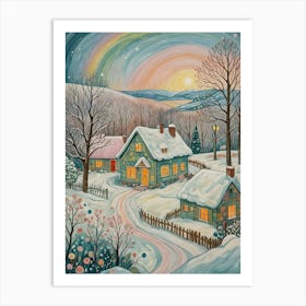 Magical Winter Wonderland Art Print