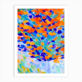 Abstract Formosa Matisse Inspired Flower Art Print