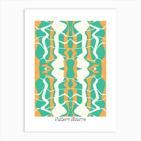 Pattern Bizarre Fluid Maximalist Art Print