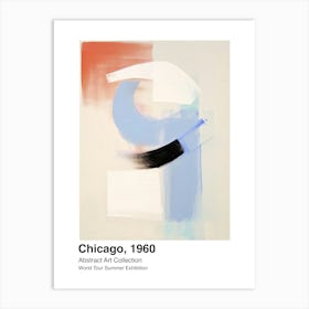 World Tour Exhibition, Abstract Art, Chicago, 1960 8 Art Print