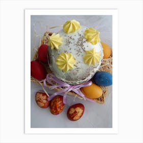 Easter Cake Art Print