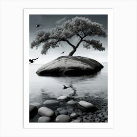 Lone Tree 3 Art Print