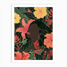 Hibiscus Flower 5 Art Print