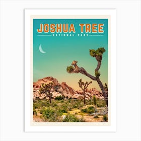 Joshua Tree Travel Poster Art Print