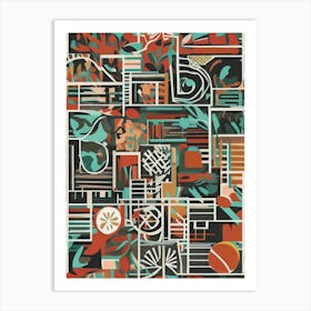 Abstract Pattern 13 Art Print