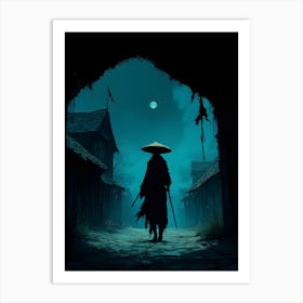 Shadow Samurai Art Print