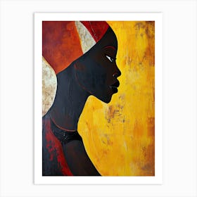 Boho Rhythms; The African Woman Art Print