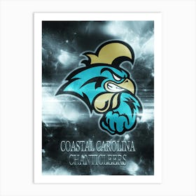 Coastal Carolina Chanticleers Art Print