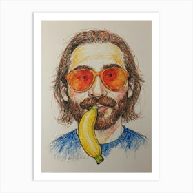 Banana Man 1 Art Print