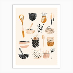 Kitchen Utensils 1 Art Print