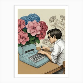 Typewriter Art Print