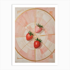 Strawberries no1 Art Print