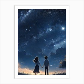 Starry Night 1 Art Print