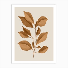 Minimal Plant 67 Art Print