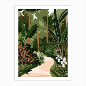 Jungle Path 1 Art Print