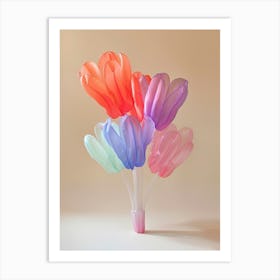 Dreamy Inflatable Flowers Cyclamen 2 Art Print