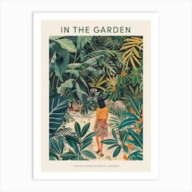 In The Garden Poster Coastal Maine Botanical Gardens Usa 1 Art Print