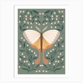 Butterfly Garden Poster Art Print