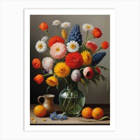 Flowers In A Vase 1 Art Print