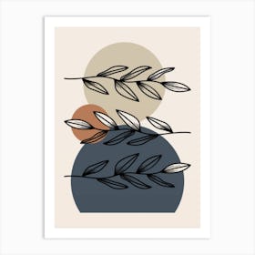 Leafy Branches Art Print