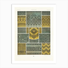 Persian Pattern, Albert Racine 3 Art Print