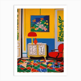 'The Living Room' Impressionist Matisse Art Print