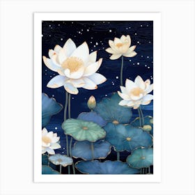 Lotus Flower 1 Art Print