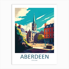 Scotland Aberdeen Travel 1 Art Print