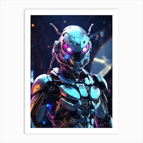 Ant In Cyborg Body #1 Art Print