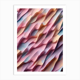 Abstract Paper Texture Art Print