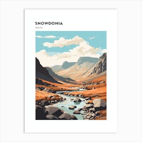 Snowdonia National Park Wales 2 Hiking Trail Landscape Poster Art Print