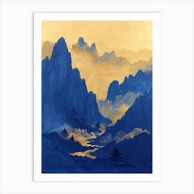 Chinese Mountains 9 Art Print