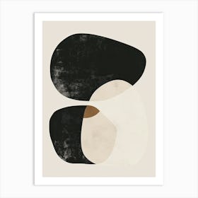 Sendai Stone Park Bauhaus Minimalist Art Print