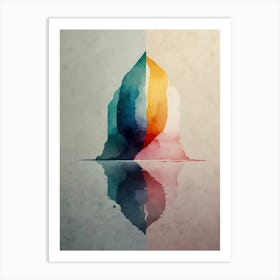 Abstract Watercolour Painting Art Print