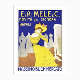 E. & A. Mele & C, Leonetto Cappiello Art Print