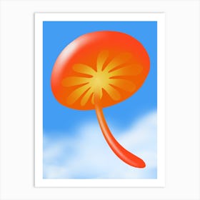 In Air - Mushroom Art Print