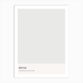 Brisk Colour Block Poster Art Print