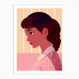 A Playful Homage to Audrey Art Print