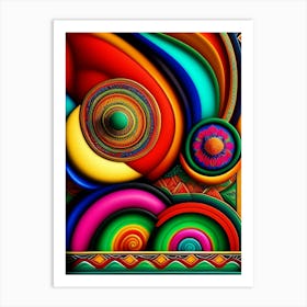 Colorful Abstract Painting Art Print