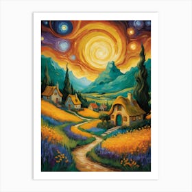 Starry Night 3 Art Print