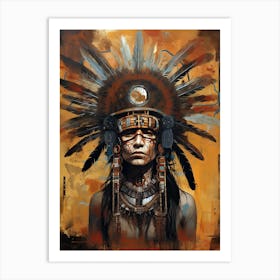 Portraits of Native American Identity Art Print