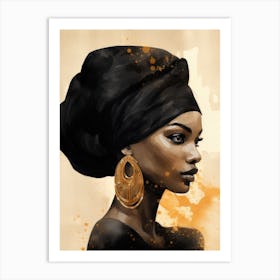 African Woman 11 Art Print