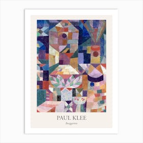 Burggarten, Paul Klee Abstract Botanical Poster Art Print